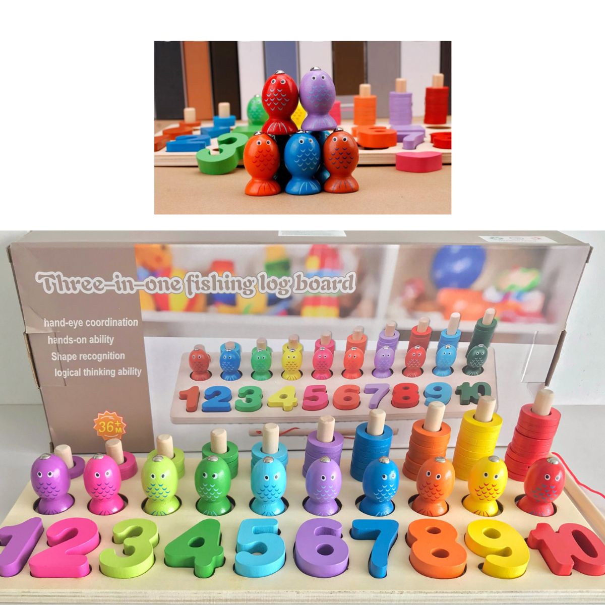 GENERICO - Juego Didáctico Tablero de Registro de Pesca