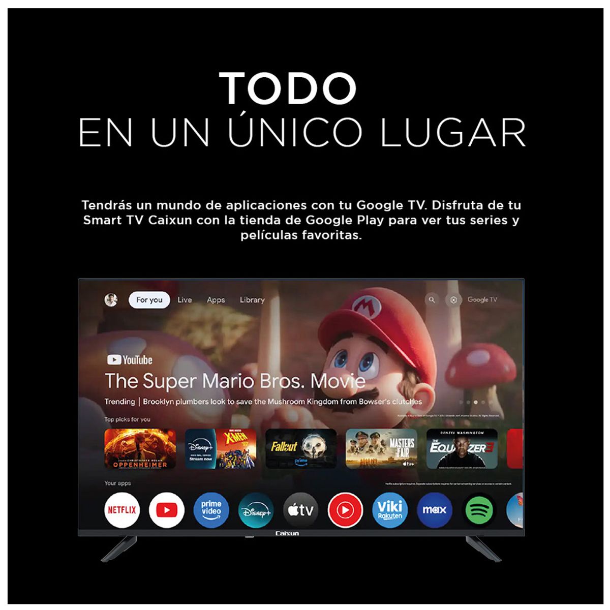 CAIXUN - Smart TV Caixun LED 32 HD Google TV C32V1HG