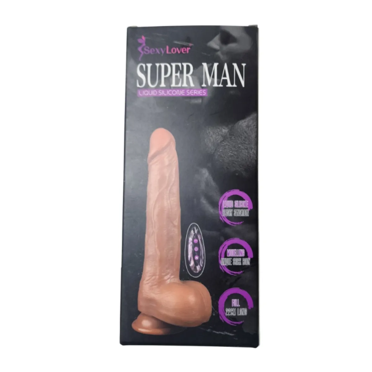 GENERICO - Dildo 22cm x 4cm con vibrador y control