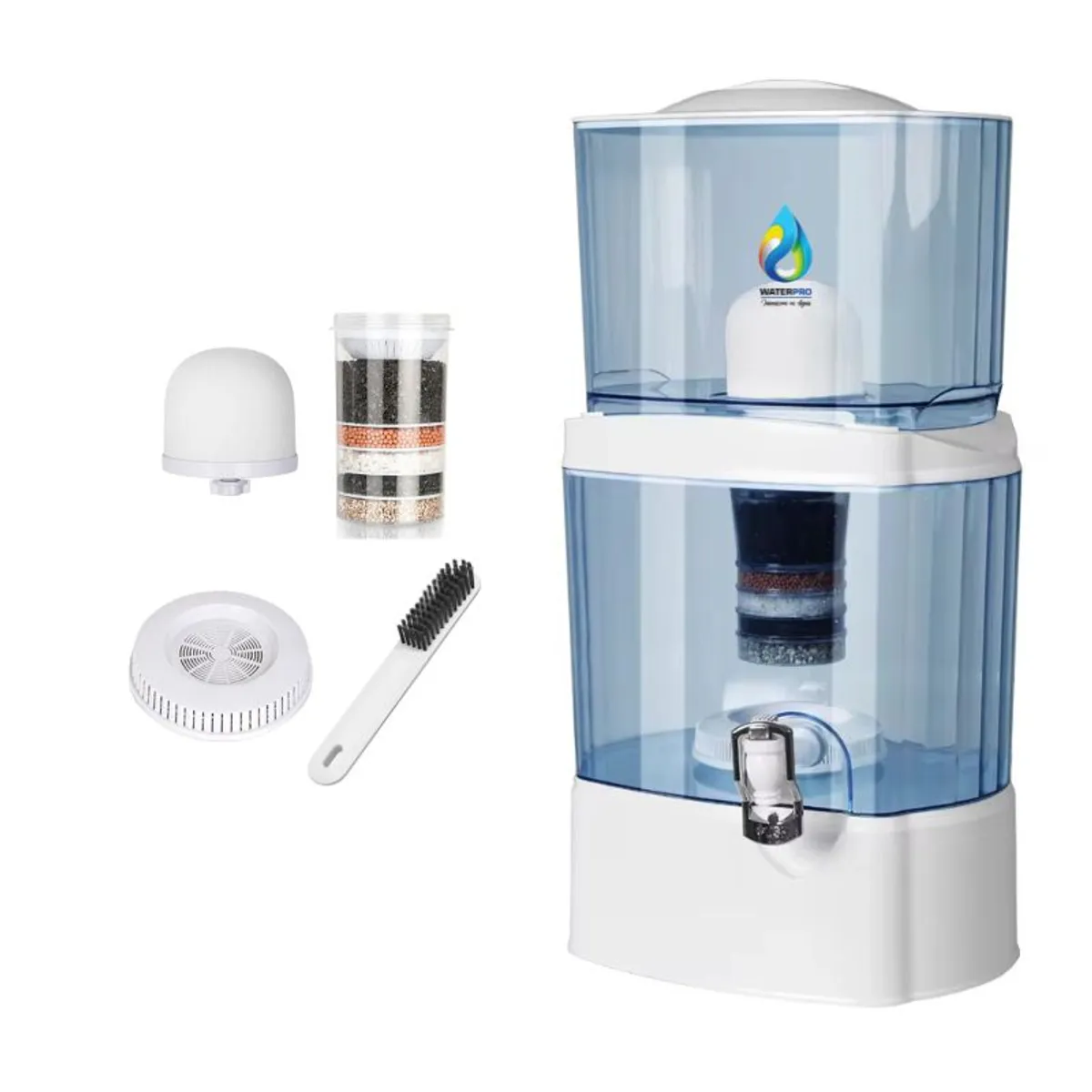 WATERLIFE - Filtro purificador de agua con dispensador 22L WaterPro