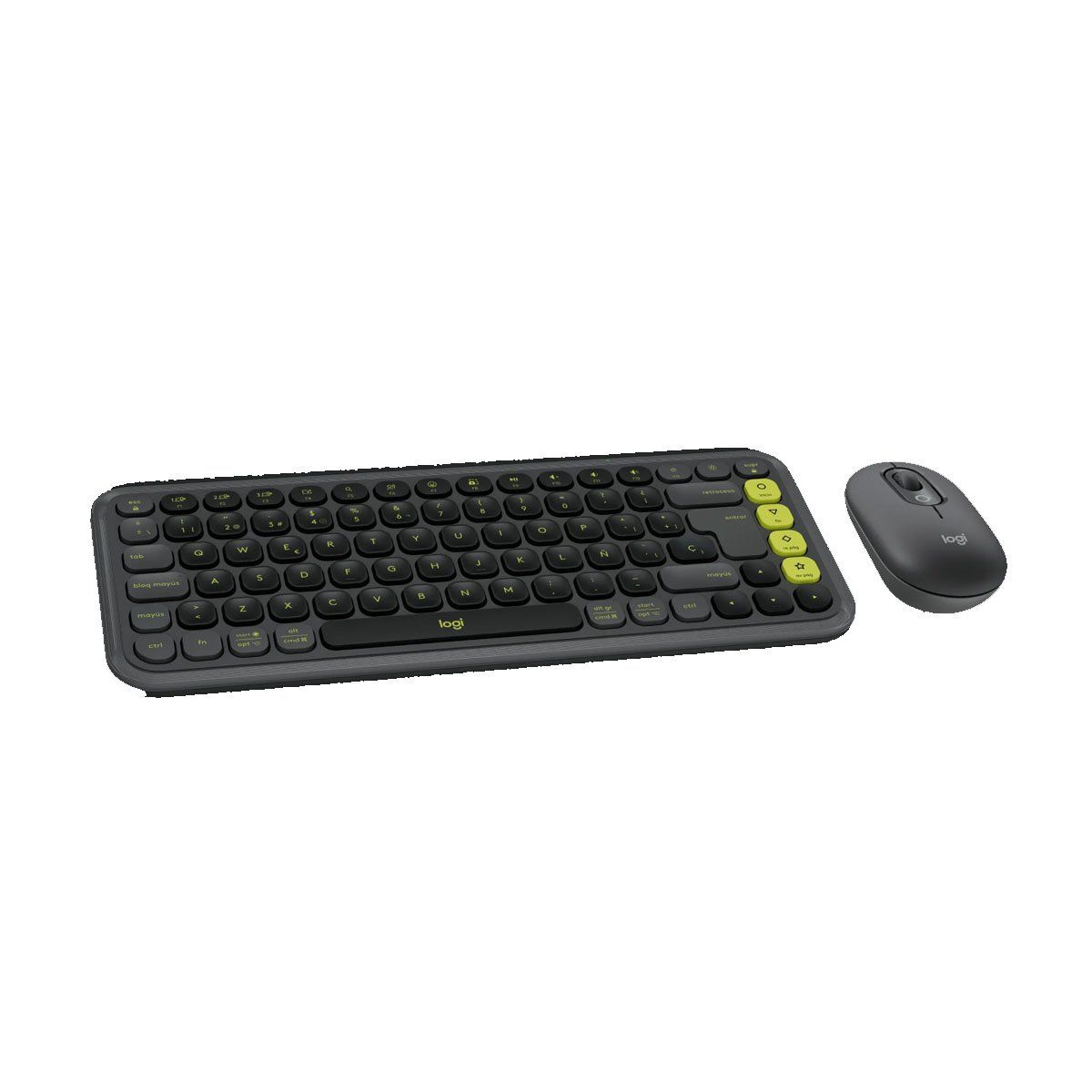LOGITECH - Teclado Logitech +Mouse Pop Icon Bluetooth Color Negro