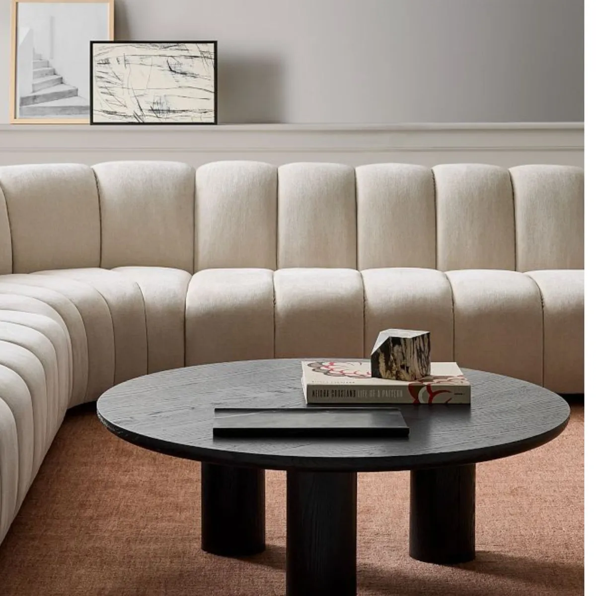 GENERICO - Mesa de centro de Madera negra Micaela Decoban Hogar