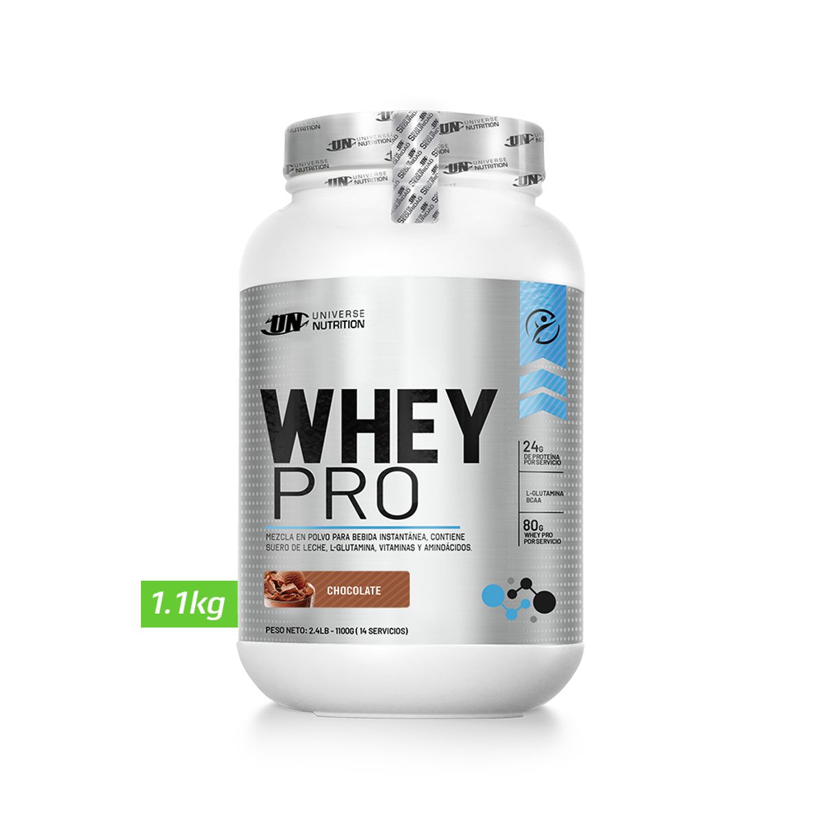 UNIVERSE NUTRITION - WHEY PRO 1.1 KG PROTEÍNA  CHOCOLATE UNIVERSE NUTRITION
