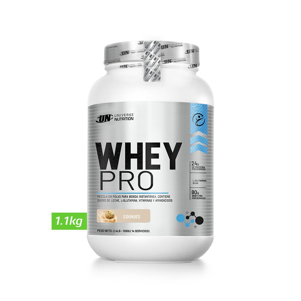 UNIVERSE NUTRITION - WHEY PRO 1.1 KG PROTEÍNA COOKIES UNIVERSE NUTRITION