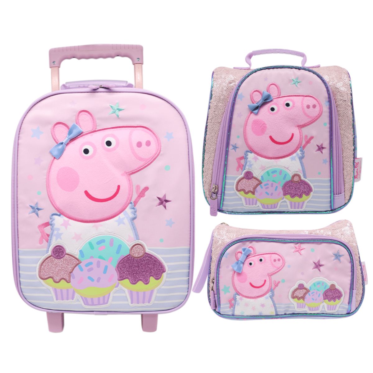 CHILDRENS CLUB - Pack Escolar Maleta Nido Premium Peppa Pig Cupcakes