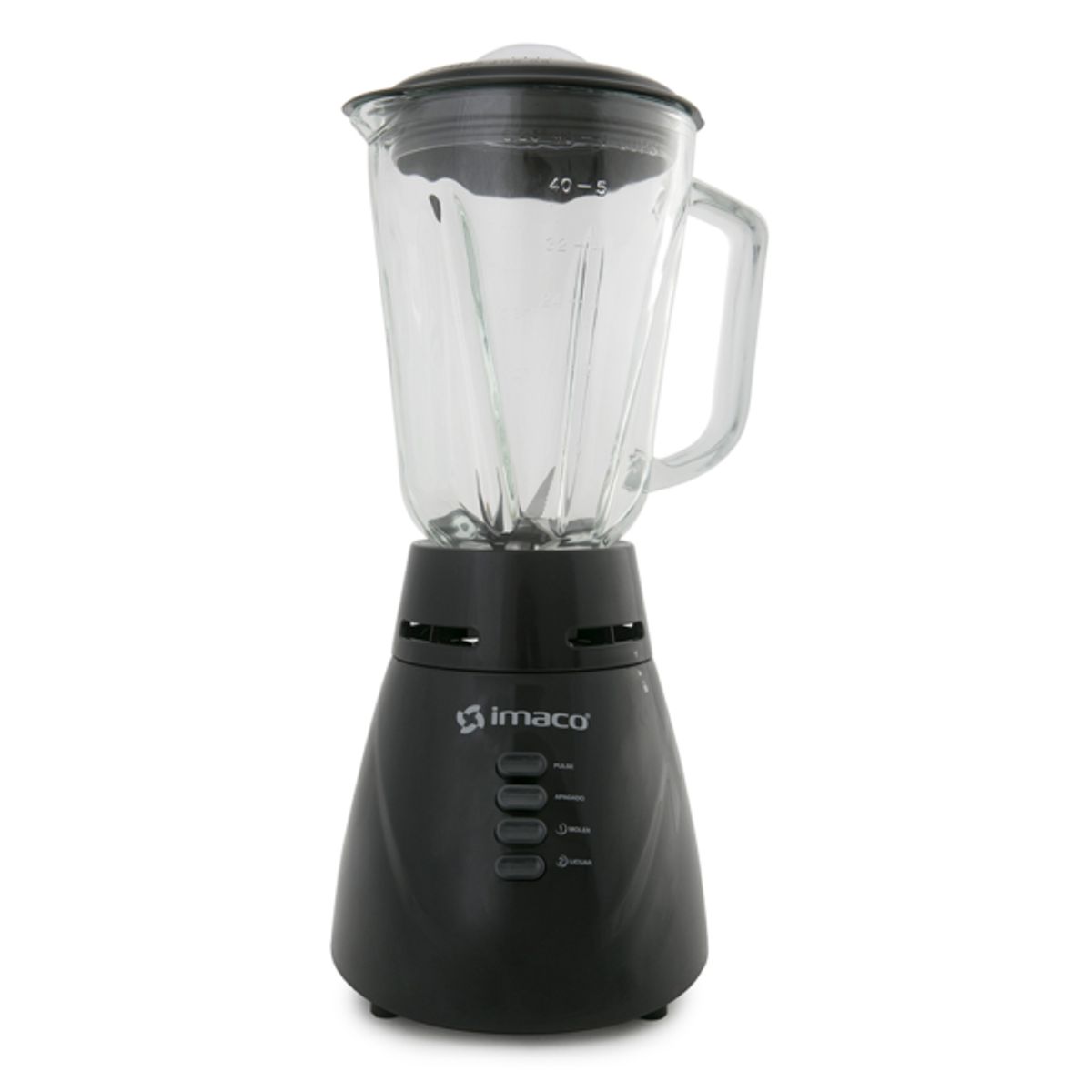 Imaco - Licuadora Imaco 125L cVaso de Vidrio BL4125VN  Negro