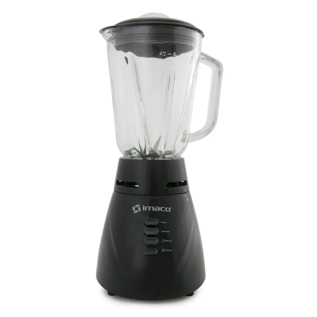 Imaco - Licuadora Imaco 125L cVaso de Vidrio BL4125VN  Negro