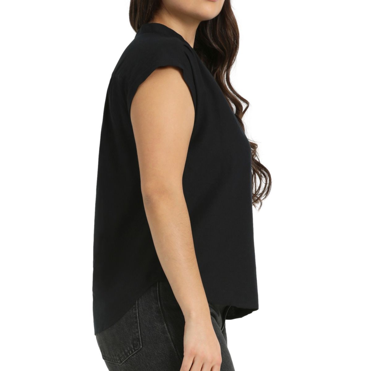 LEVIS - Blusa Mujer Jace Manga Corta Negro Levis