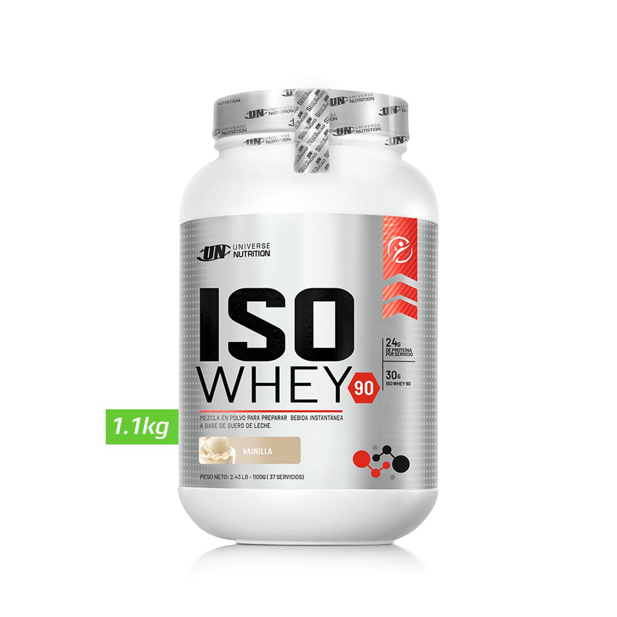 UNIVERSE NUTRITION - ISO WHEY 1,1 KG PROTEINA UN VAINILLA