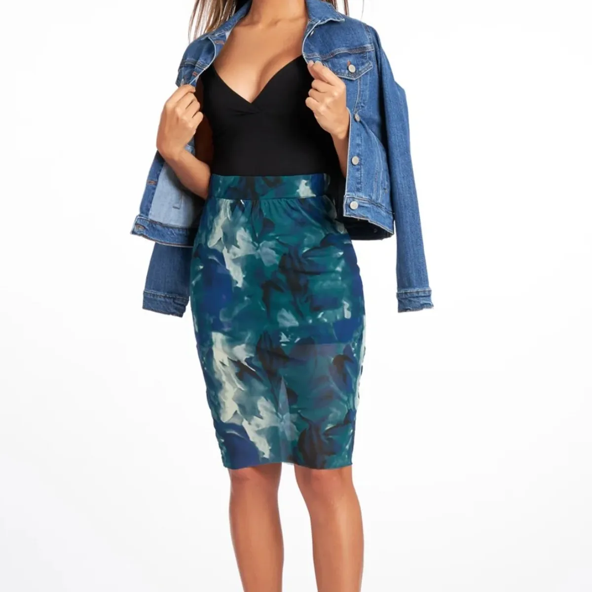 MISS LADY - Falda de Tul Saori Ocean