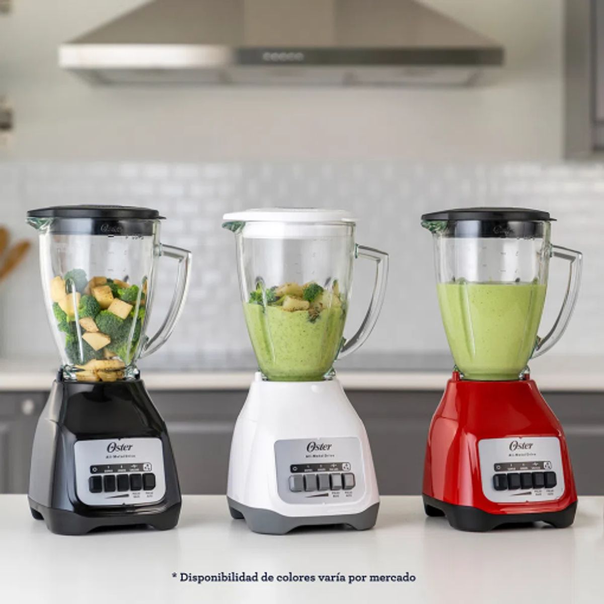 OSTER - Licuadora Oster de 1.5L con 550 watts Rojo Kaliman BLSTKAG RPB 053