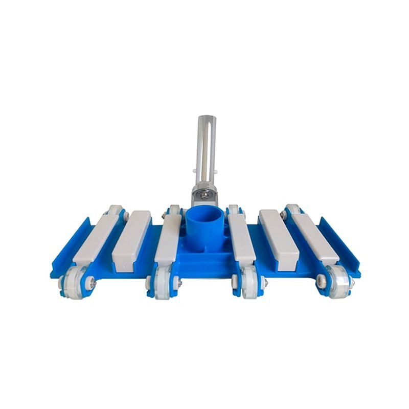 GENERICO - Aspiradora de 8 ruedas de piscina con mango de aluminio Pool System