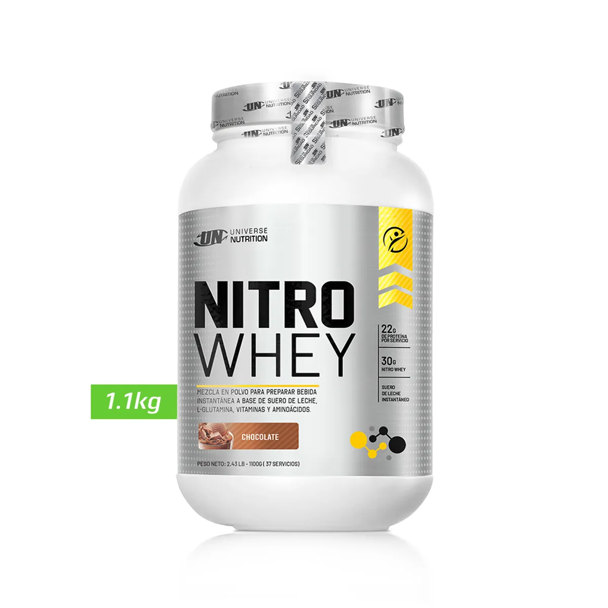 UNIVERSE NUTRITION - NITRO WHEY 1.1 KG PROTEINA UN CHOCOLATE