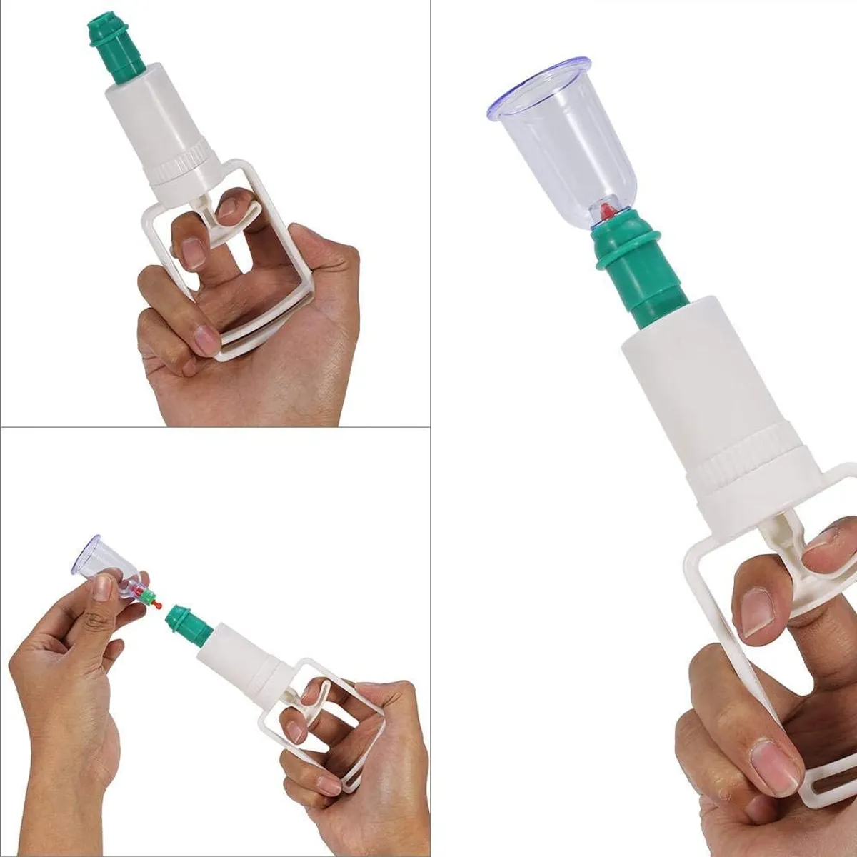 GENERICO - Ventosas chinas 6pcs Para Vacumterapia copas de succion masajes