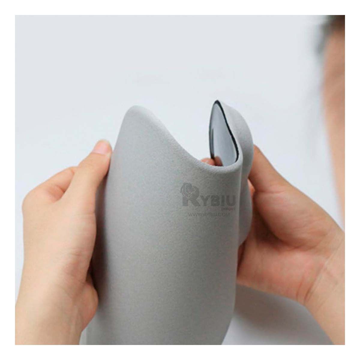 GENERICO - Base de Dispositivo Suave en Color Gris Y+Papel de Regalo