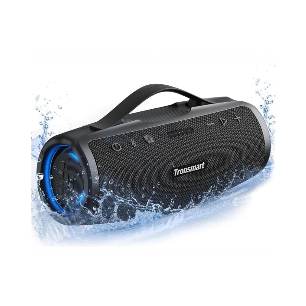 TRONSMART - Tronsmart Mirtune S100 Parlante Bluetooth hasta 20 Horas con Luces -BK