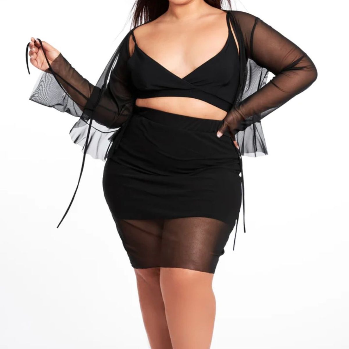 MISS LADY - Bolero Mujer Oriana Negro