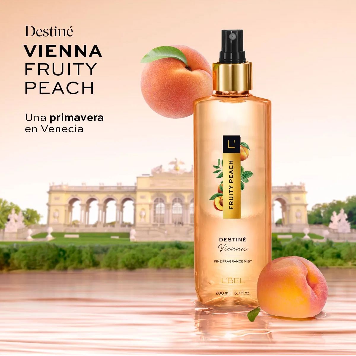 LBEL - Colonia de mujer Vienna Fruity Peach 200 ml