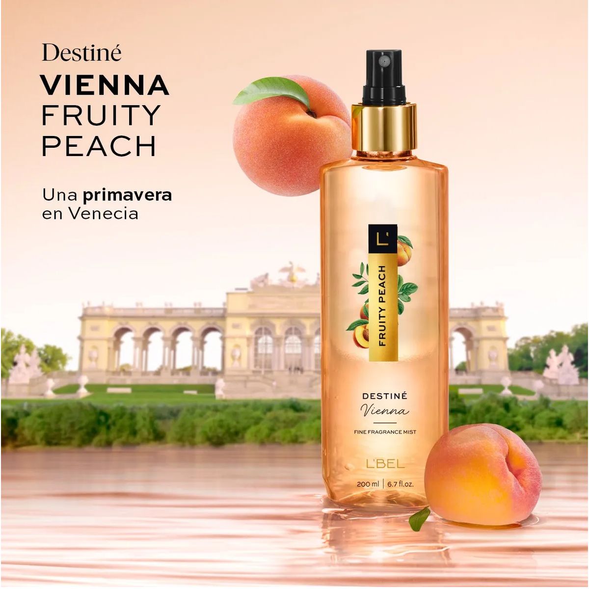 LBEL - Colonia de mujer Vienna Fruity Peach 200 ml