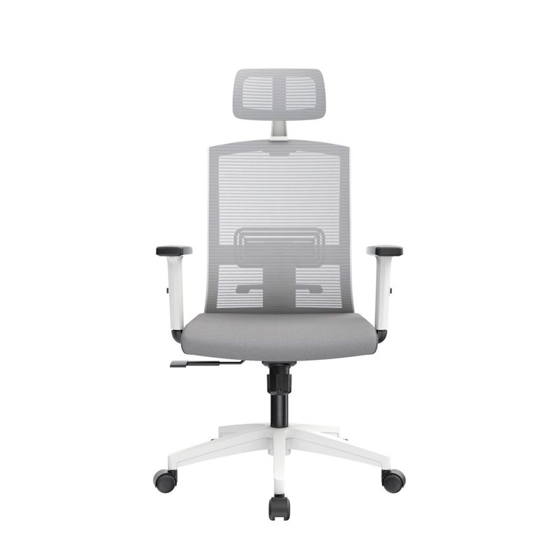 OFIDEAS - Silla de Oficina Ergonómica Monk Gris Presidente Syncro Ofideas