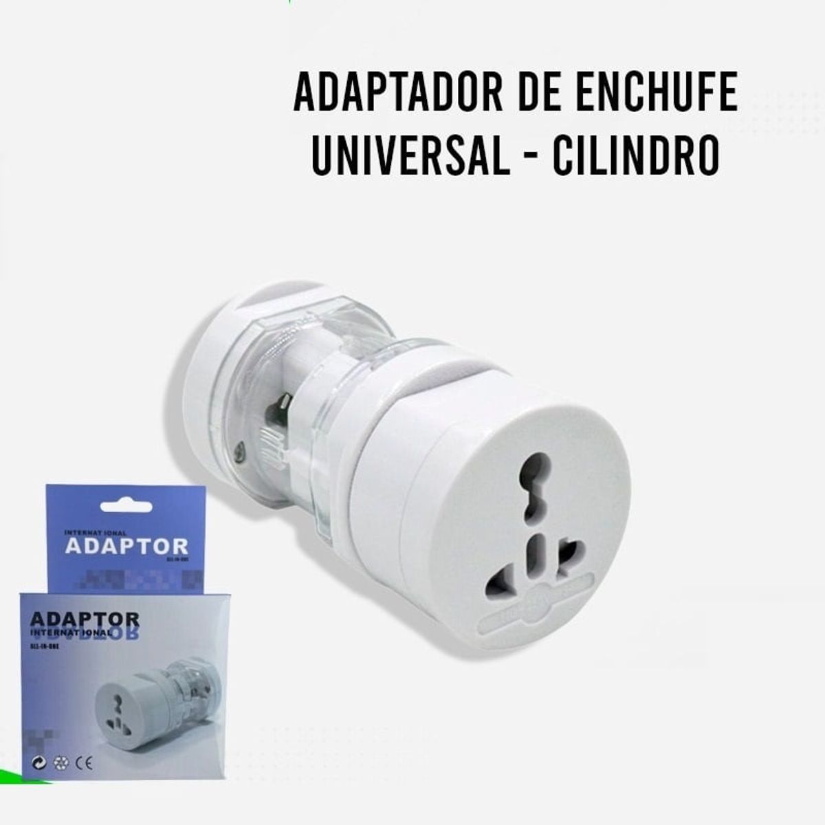 GENERICO - ADAPTADOR CORRIENTE UNIVERSAL VIAJERO