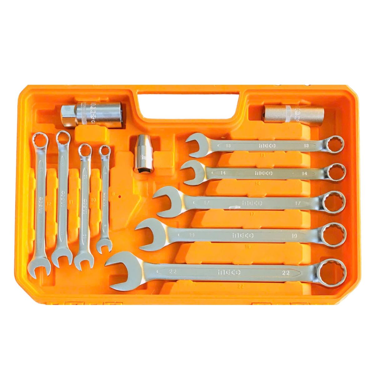 INGCO TOOLS - Juego de herramientas dados y rachets 82 PCS INGCO