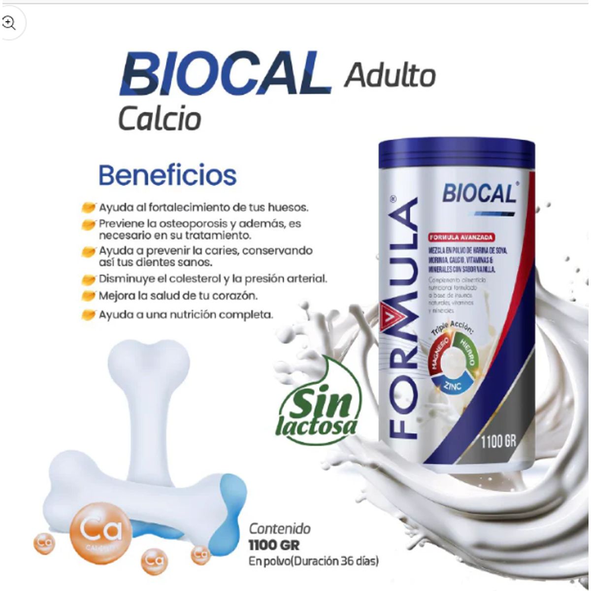 FIT FORMULA - Calcio Biocal Ultra Fórmula V 1.1 Kg