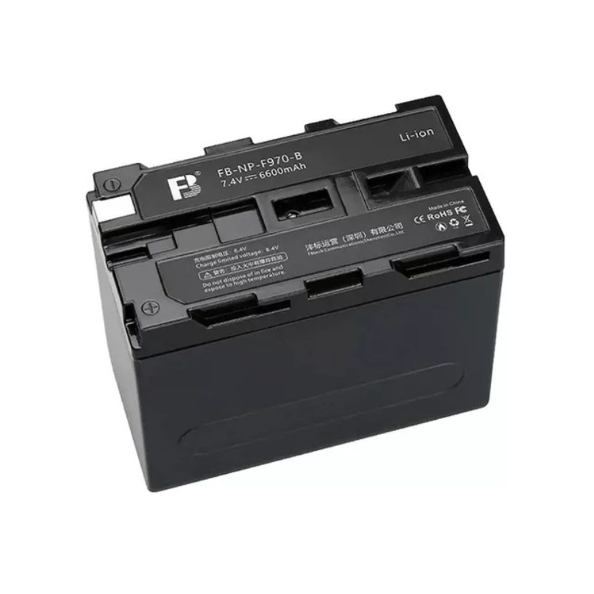 GENERICO - Batería Np F970 - F950  F960 6600mah LUCES LED MONITORES