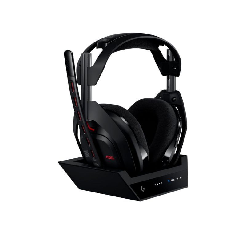 ASTRO - AUDIFONO CON MICROFONO ASTRO A50 BT INALAMBRICO PS5 PC XBOX BASE NEGRO