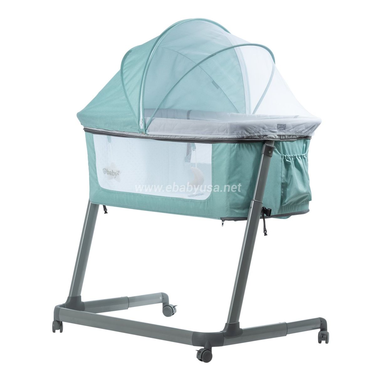 EBABY - Cuna Colecho Marion  de Lujo Verde cod. 753-1