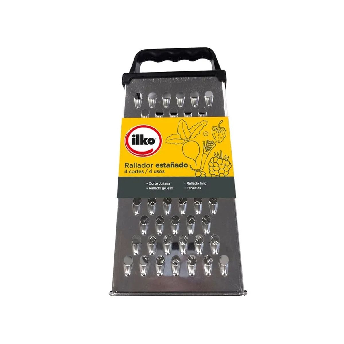ILKO - Rallador 4 Caras Estañado Clásica ILKO