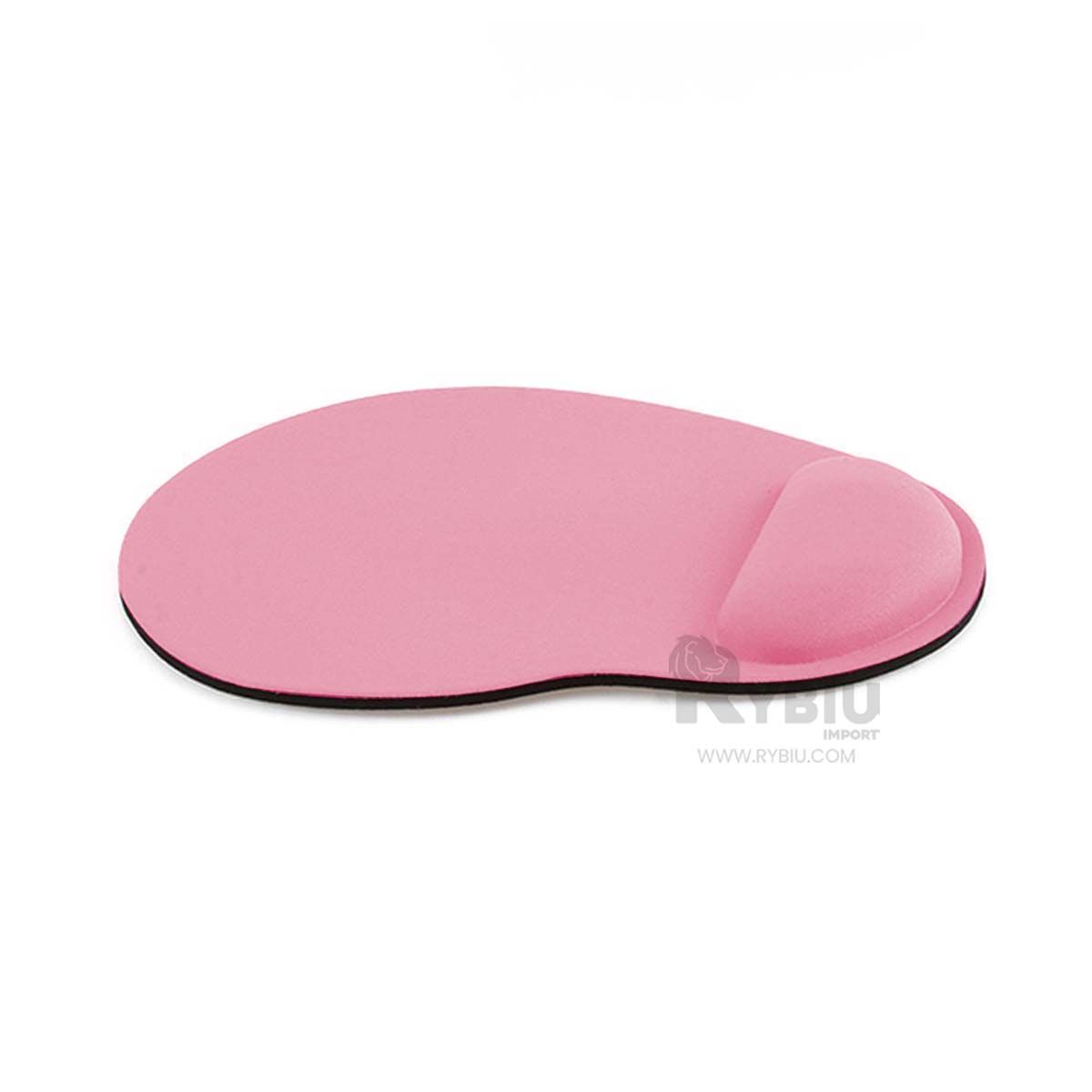 GENERICO - Alfombrilla Antideslizante de Raton Rosado Y+Ligas de Regalo