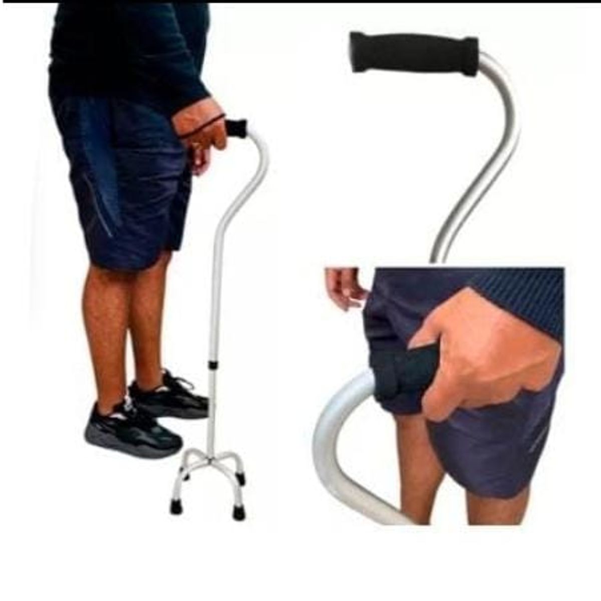 GENERICO - bastón de interrogación de 4 puntos