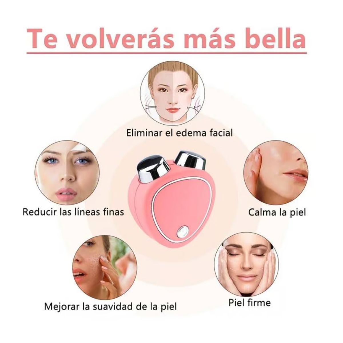GENERICO - MASAJEADOR FACIAL MICROCORRIENTE REJUVENECIMIENTO