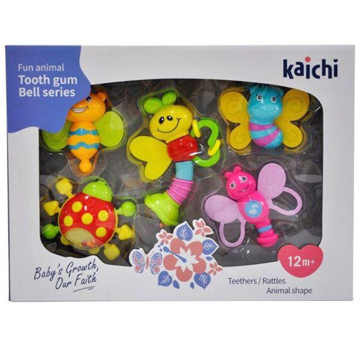 IDEAL - Kit Mordedor Sonajero x 5 Piezas Ideal