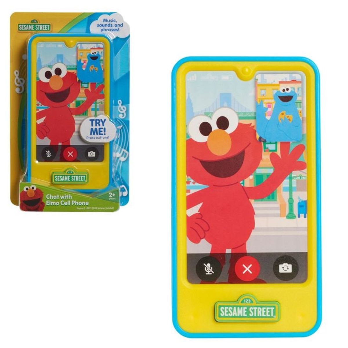 SESAME STREET - SESAME STREET CELULAR DE ELMO CON SONIDOS