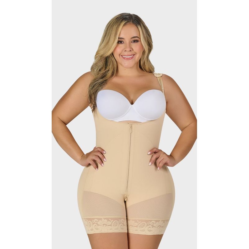 FAJAS MYD - Faja corta moldeadora con cierre frontal F0768 MyD