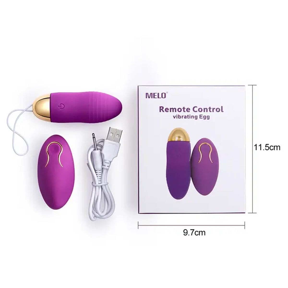 GENERICO - Vibrador Bala Portátil a Control Remoto en Color Rojo