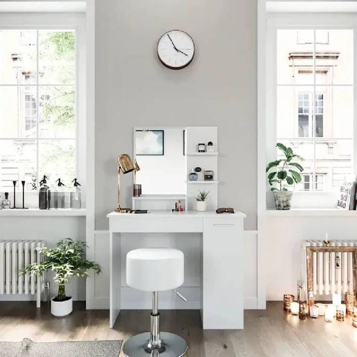 NACION MUEBLES - TOCADOR NACION MUEBLES JULIA COLOR BLANCO NM