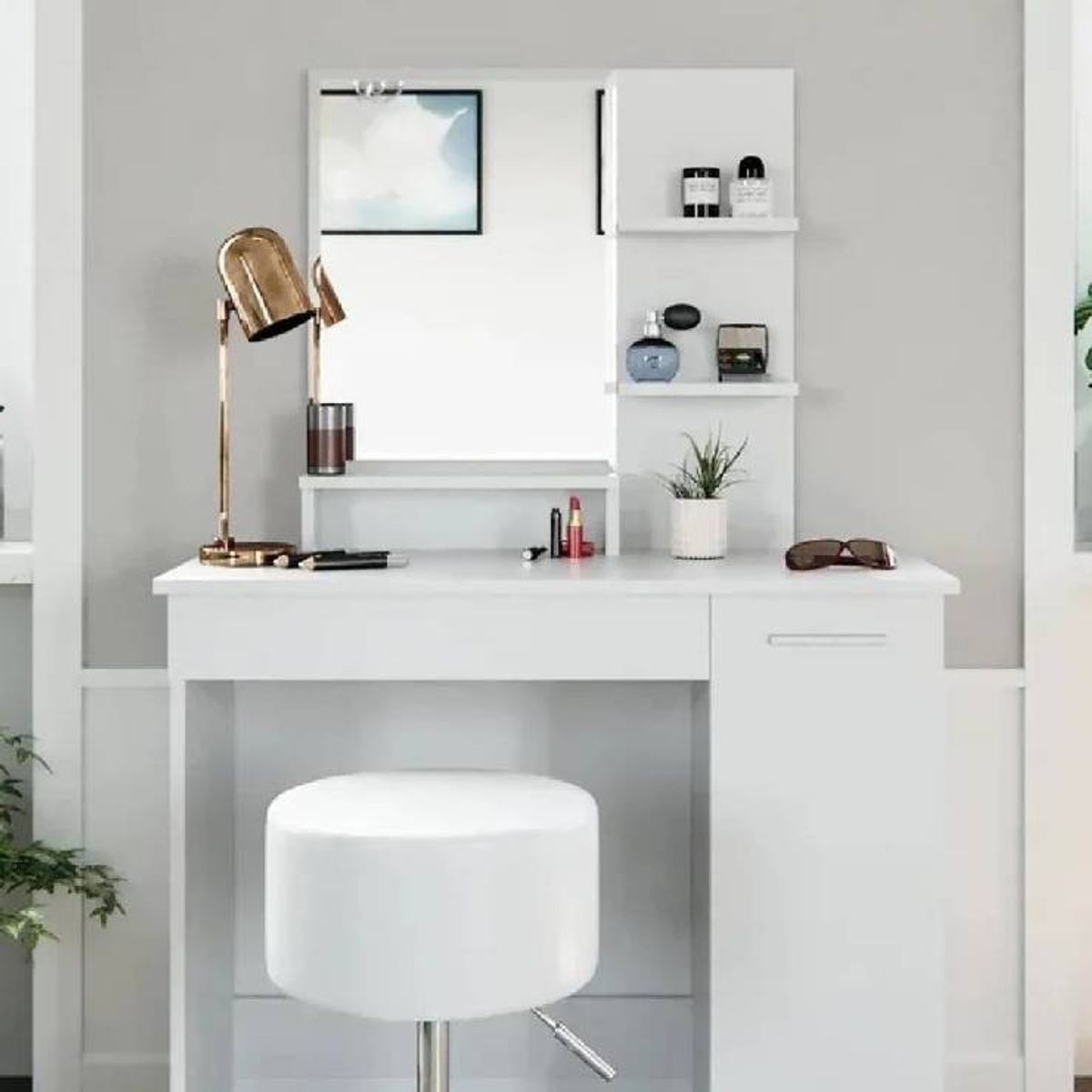 NACION MUEBLES - TOCADOR NACION MUEBLES JULIA COLOR BLANCO NM