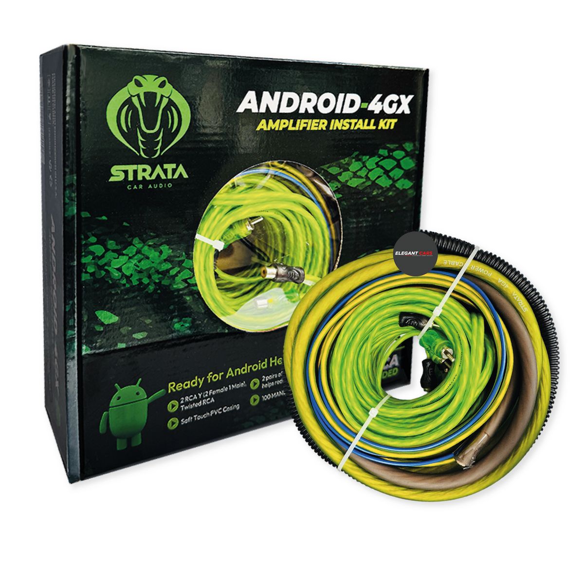 STRATA - Kit de Cables Instalación Audio 4 Strata