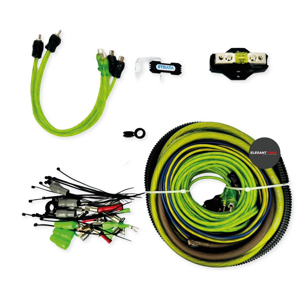 STRATA - Kit de Cables Instalación Audio 4 Strata