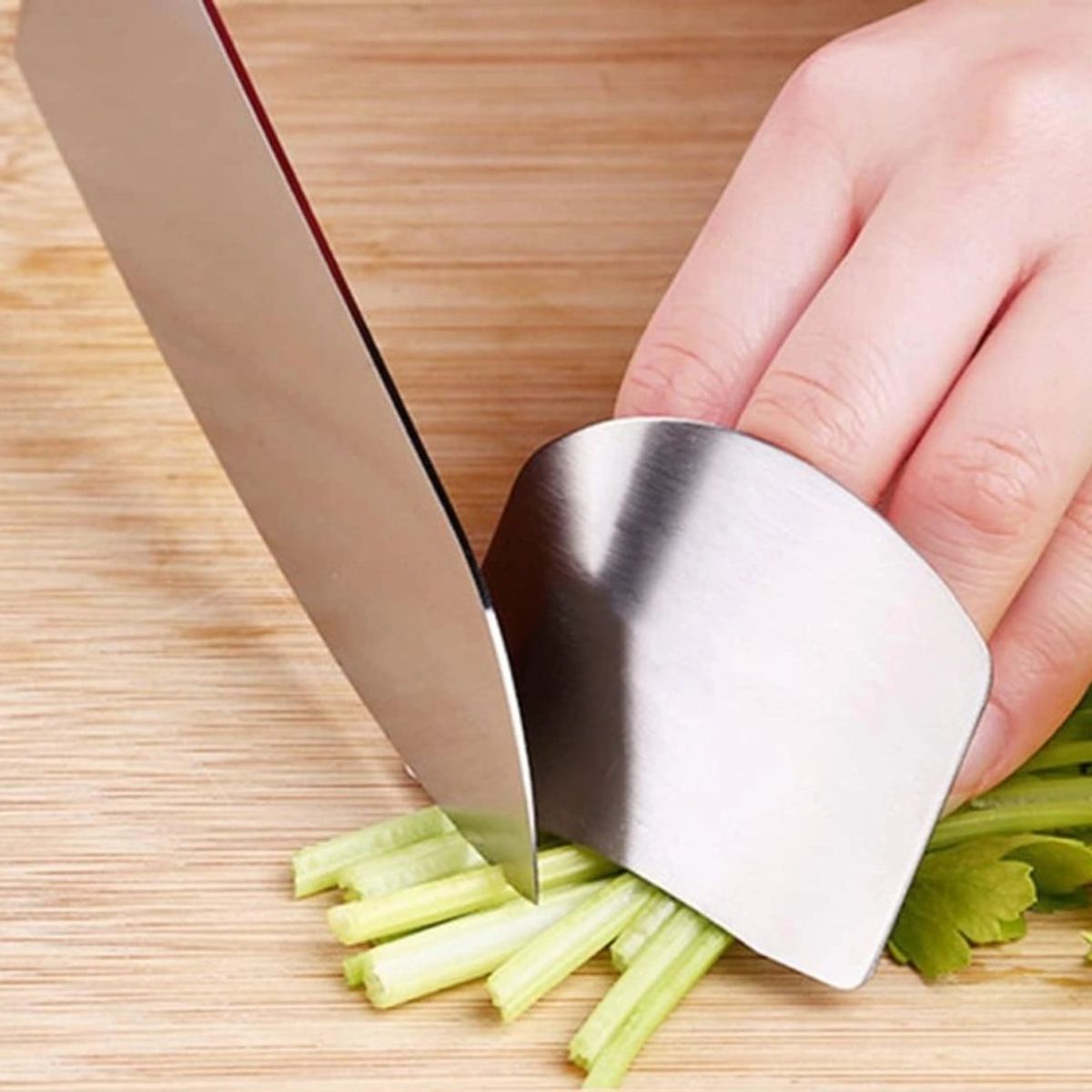 AURELA - Pack de 2 Protectores de dedos para cortar verduras