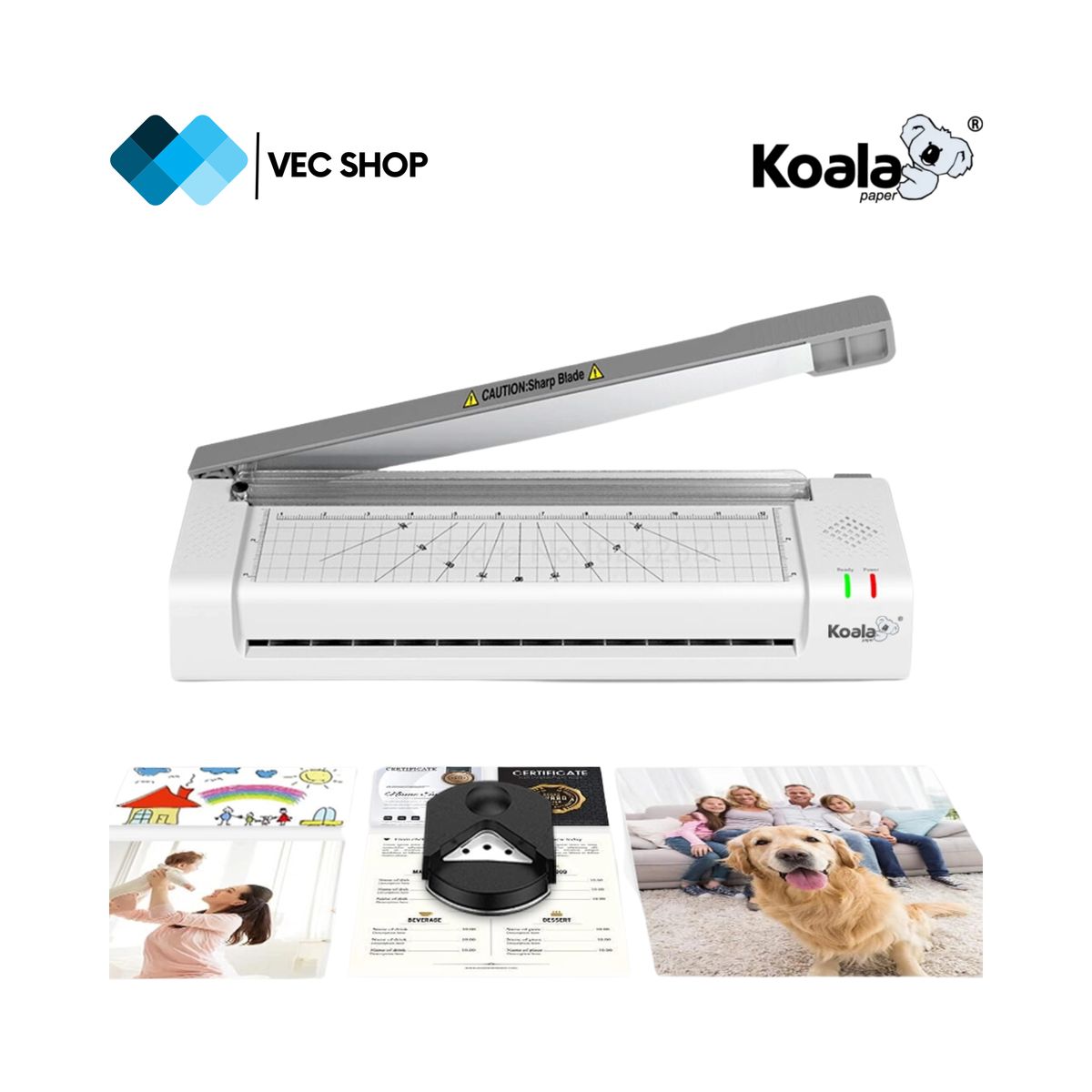 KOALA - Laminadora Enmicadora Plastificadora 3 en 1 A3 Koala