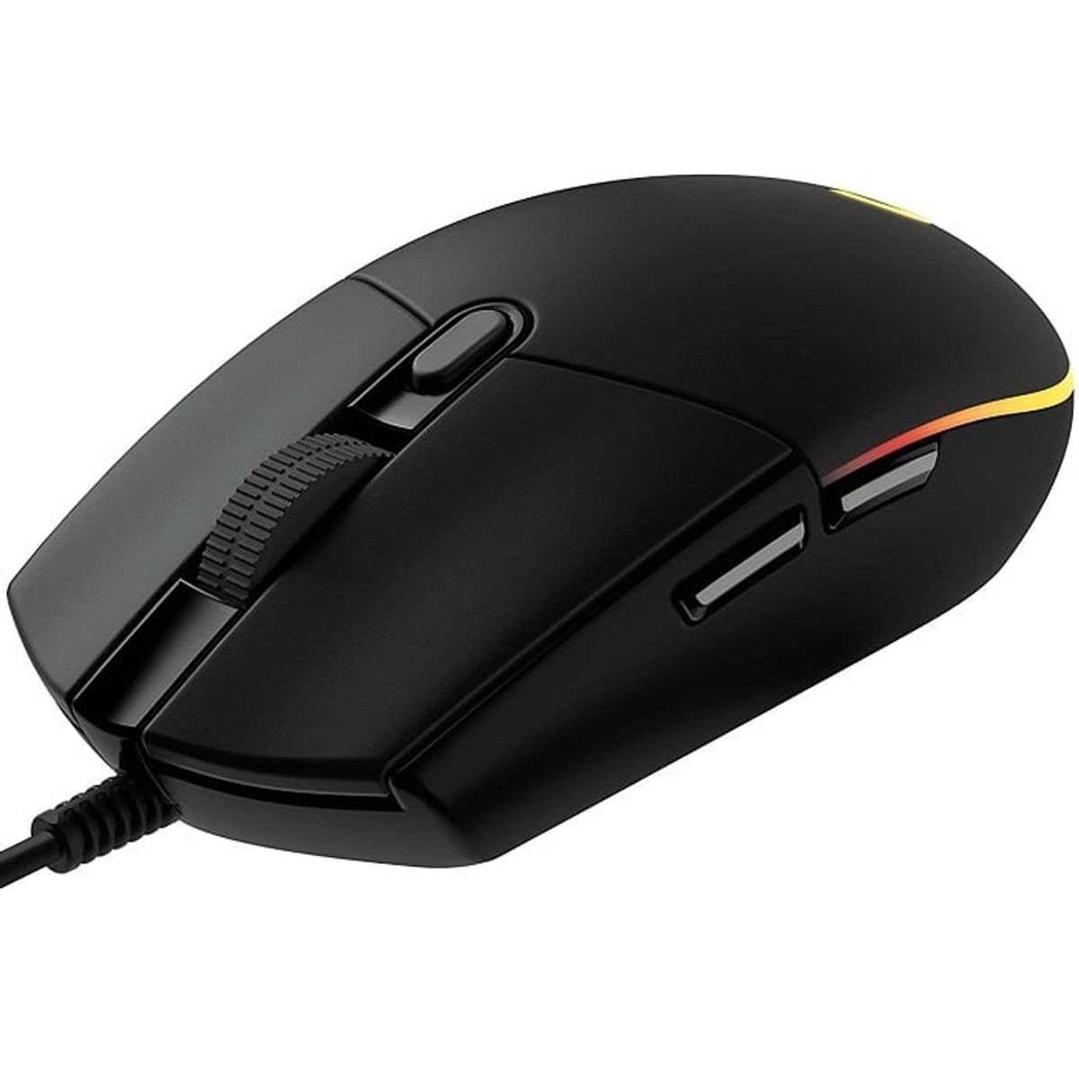 LOGITECH - Mouse Logitech G203 NEGRO- BK RGB LIGHTSYNC Con 6 Botones Para Juegos
