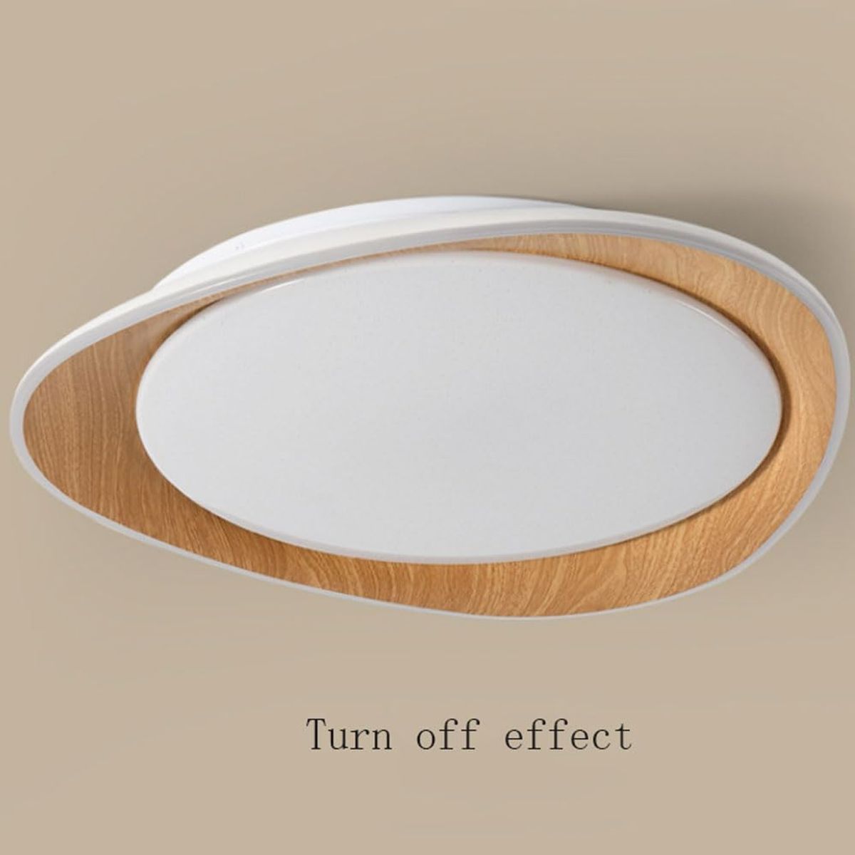 GENERICO - Plafón Amira Light Wood Luz Calida-Neutro-Fria