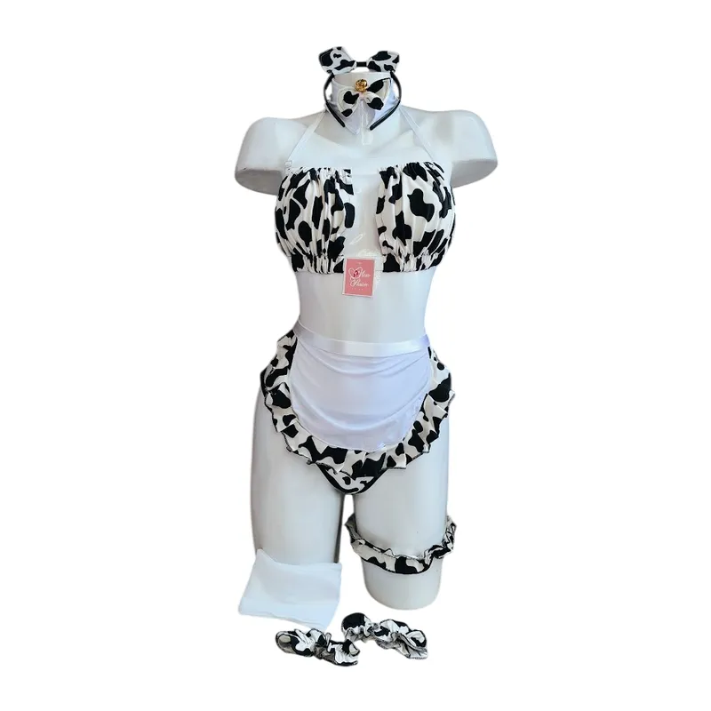 GENERICO - DISFRAZ DE VAQUITA LENCERIA DE VACA SEXY