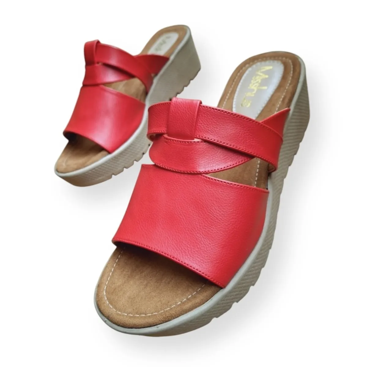 GENERICO - Sandalias Mujer Misshus Raisa rojo