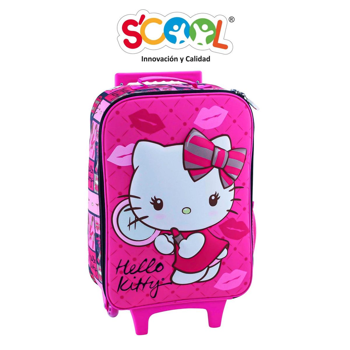 SCOOL - MALETA SET SCOOL KOMBAT 3D HELLO KITTY