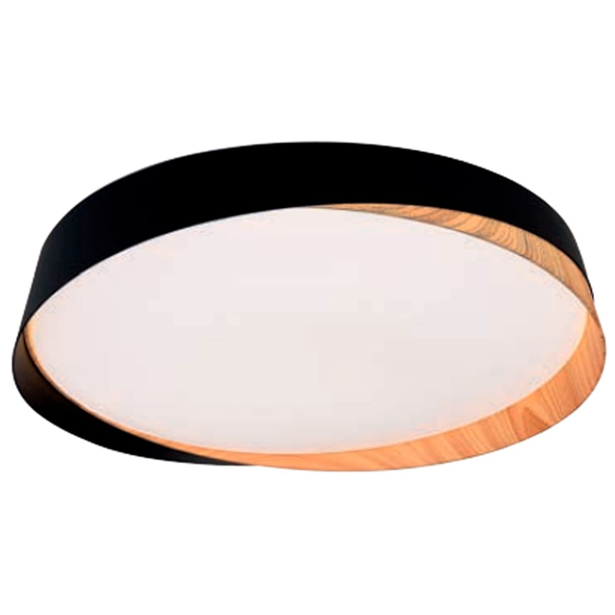 GENERICO - Plafón Wild Black  Luz Calida-Neutra-Fria